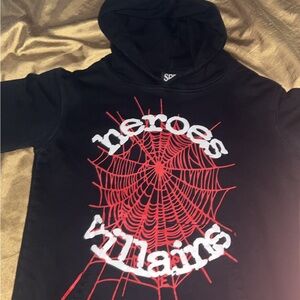 Black Cotton Men's Hoodie